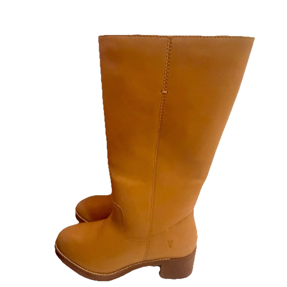 Frye Camryn Tall Pull On‎ Boots in Banana SZ 9 Women's FR42040 Cowboy Western